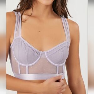 New. Women's Sheer Lavender Bralette